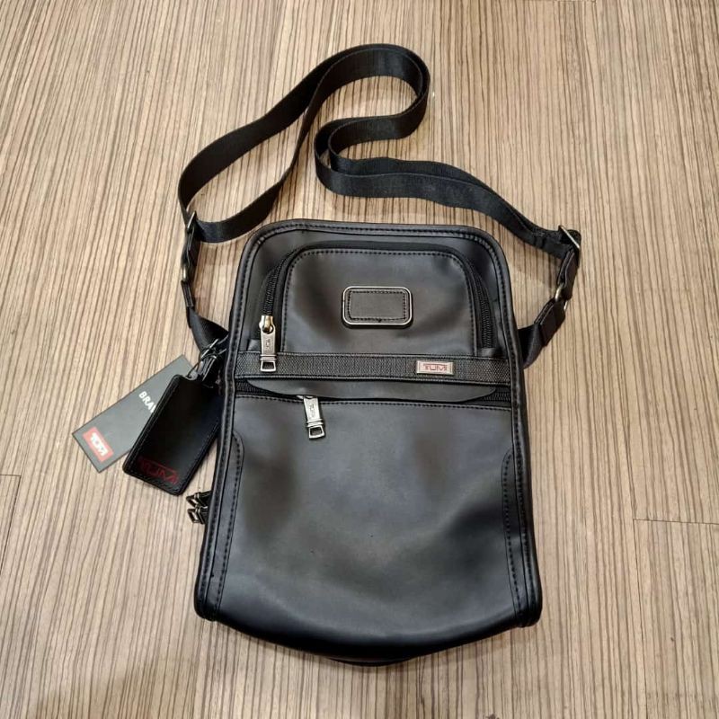Tas Selempang Tumi Alpha 2 Leather Crossbody Bag Mirror Quality