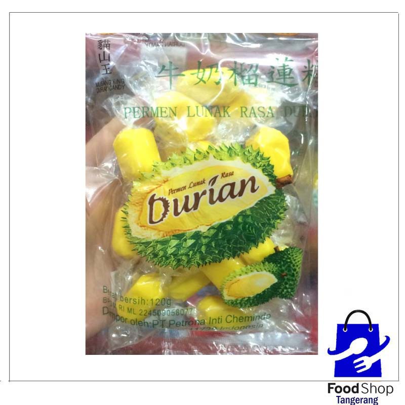 

Permen Lunak Rasa Durian 120 gr