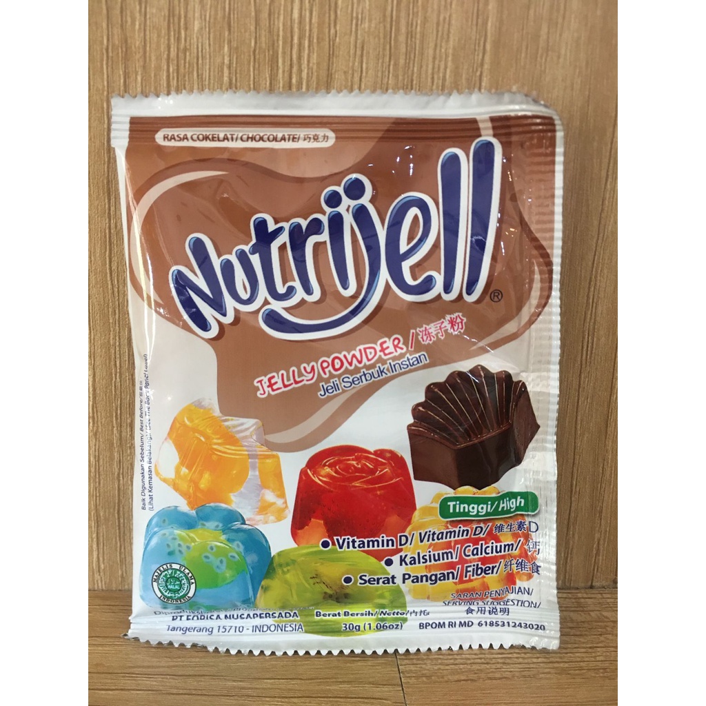 

Nutrijell Agar-Agar Rasa Coklat / Chocolate Sachet 15gr