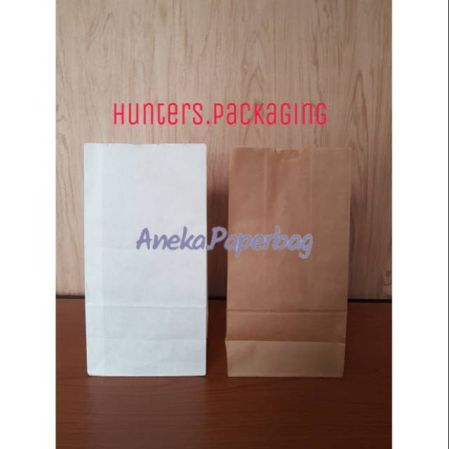 

MINIMAL ORDER 100PCS !!Paper bag makanan - Kantong kertas - Kantong makanan Best Seller