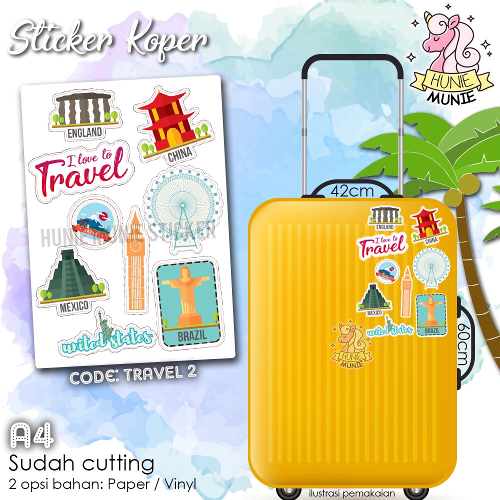 Sticker Koper - Travel #2 Stiker