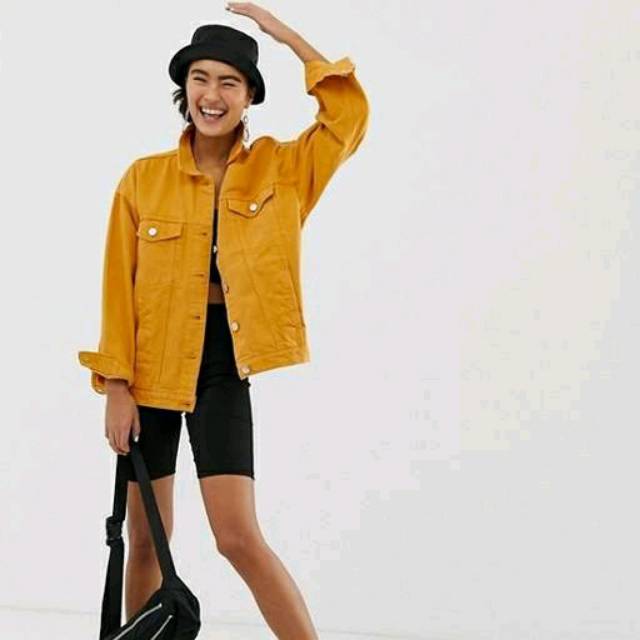 Vintage brown Jaket denim