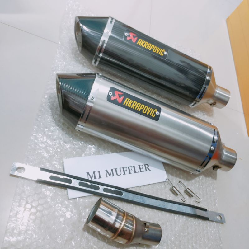 BASS ADEM Knalpot Racing Ninja 250 Fi Mono Z250 Z250SL R25 MT25 CBR150 CBR250 CB150R Slip On Akrapovic Layang-5