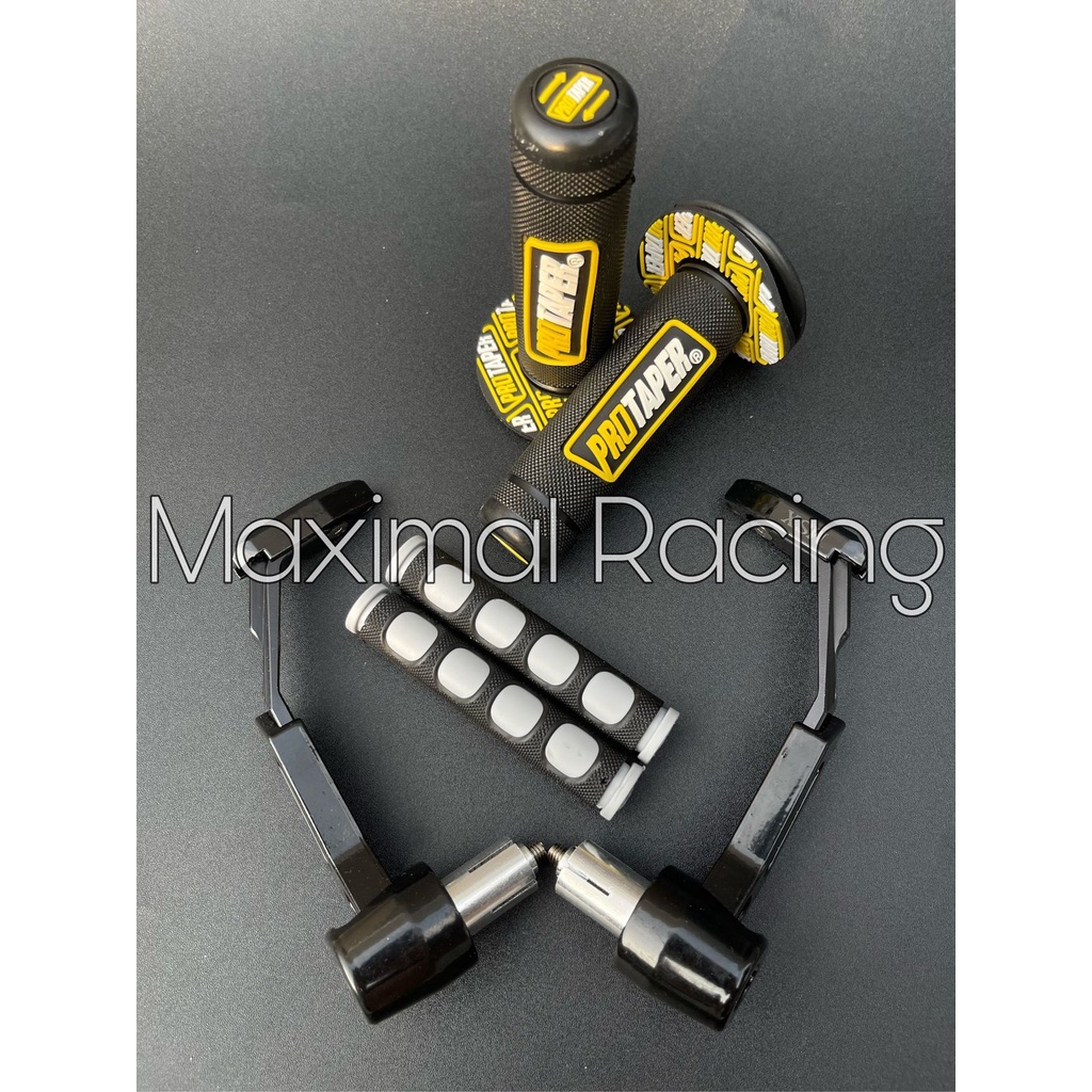 PAKET ACC STANG proguard robot + handgrip Protaper + karet handle 3in1 universal bisa buat semua motor