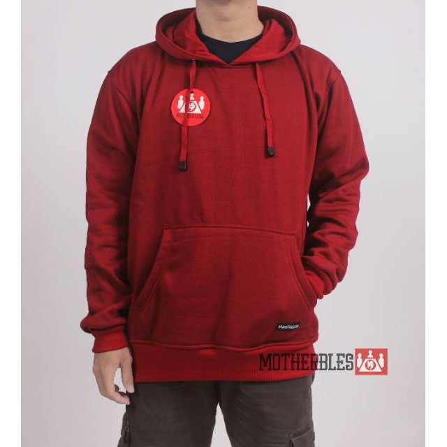 Sweater Hoodie Polos Bahan Tebal Fleece Gramasi 280