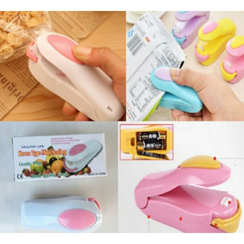 mini sealer peralatan pres plastik mini