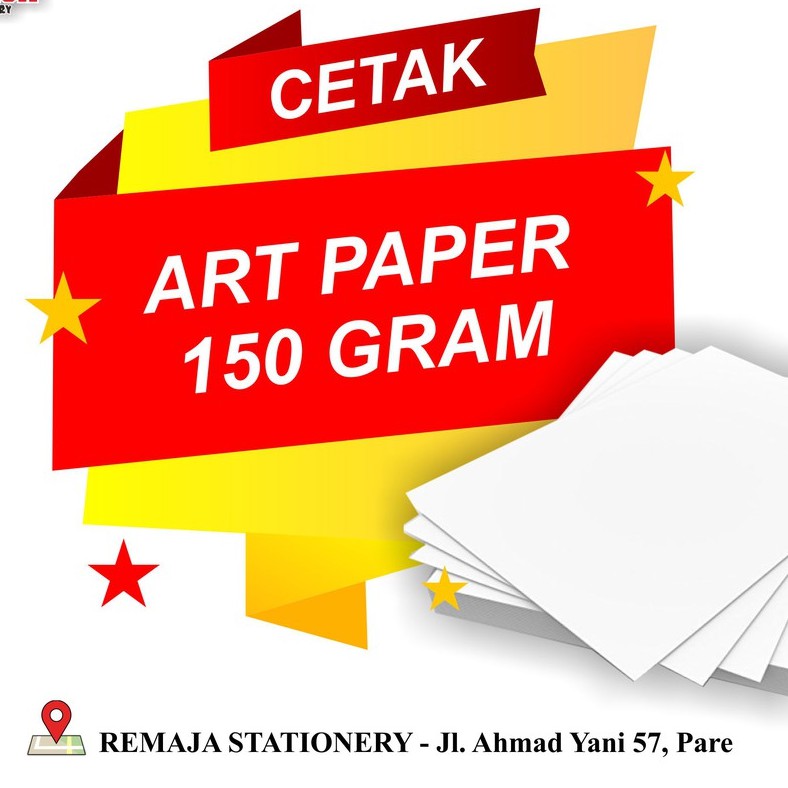 

Cetak print Art Paper 150gr A3+