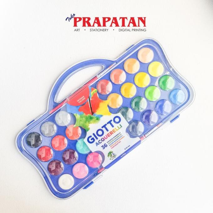 

SALE Giotto Acquerelli 36 Warna (WaterColor Cake / Cat Air Giotto) Set 36/CAT AKRILIK SET/CAT AKRILIK SET 24 WARNA/CAT AKRILIK PASTEL/CAT AIR/CAT AIR LUKIS SET/CAT AIR GIOTTO/KUAS LUKIS 1 SET/KUAS LUKIS KECIL/KUAS LUKIS LENGKAP/KANVAS LUKIS/KANVAS LUKIS