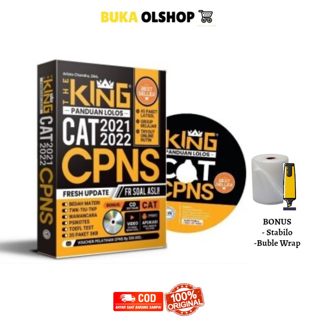 The King Panduan Lolos CAT CPNS 2021-2022 : Buku CPNS 2021-THEKING CPNS REGULER