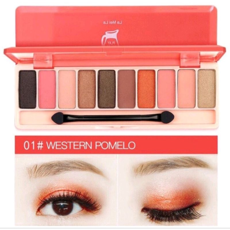 LAMEILA Eyeshadow Play Color Eyes 10 Warna Color Eye Shadow