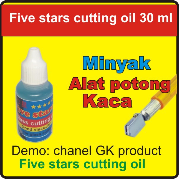 

Five stars cutting oil 30ml-minyak pemotong kaca 30ml