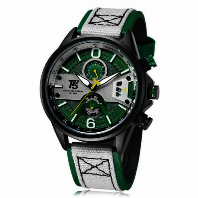 Jam tangan pria analog tangan T5 H3584 original 2961