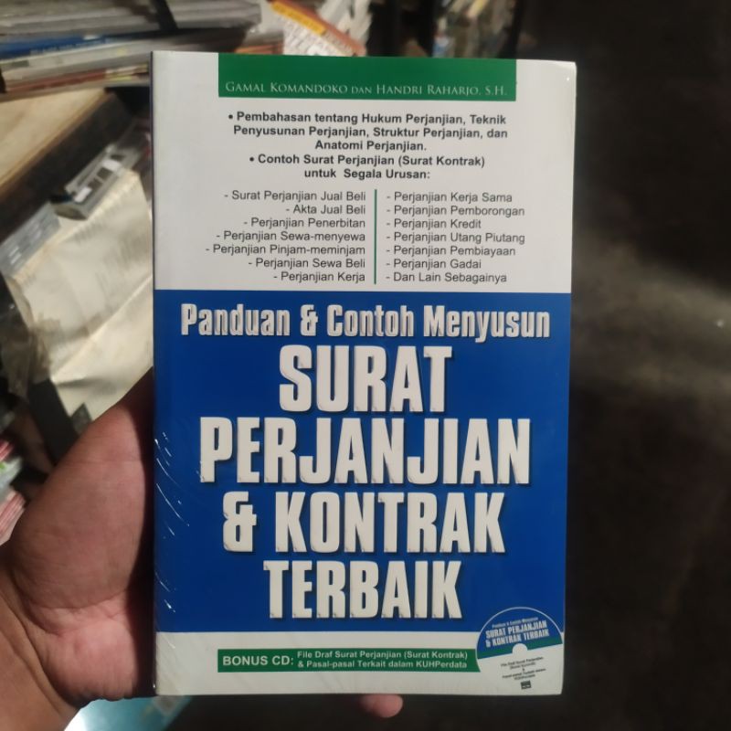 Jual Buku Panduan & Contoh Menyusun Surat Perjanjian & Kontrak Terbaik ...