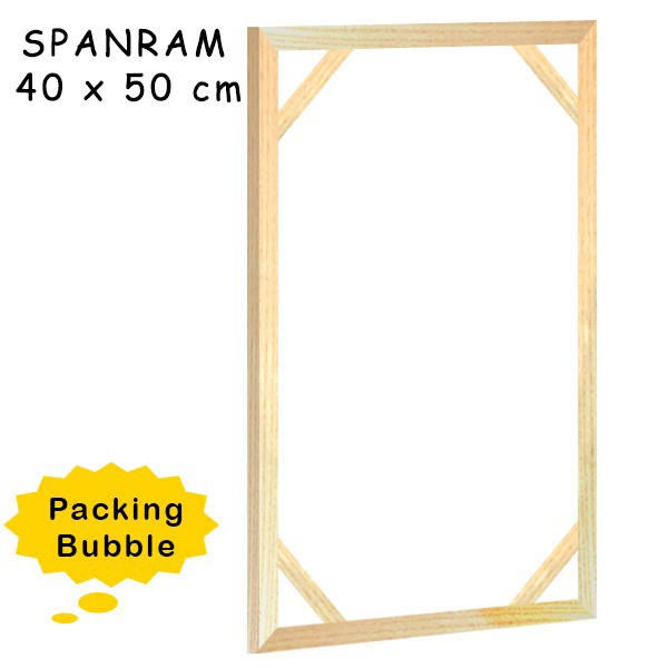 Spanram Kayu 40x50 cm Rangka Frame 50x40 cm