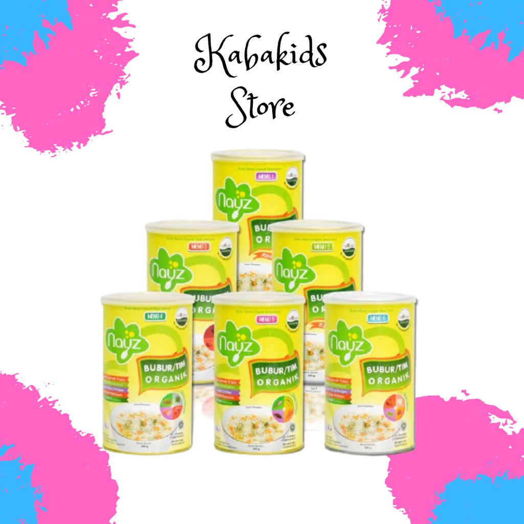 Nayz Bubur Bayi Organik Kaleng Nayz MPASI Bayi - Kabakids Store