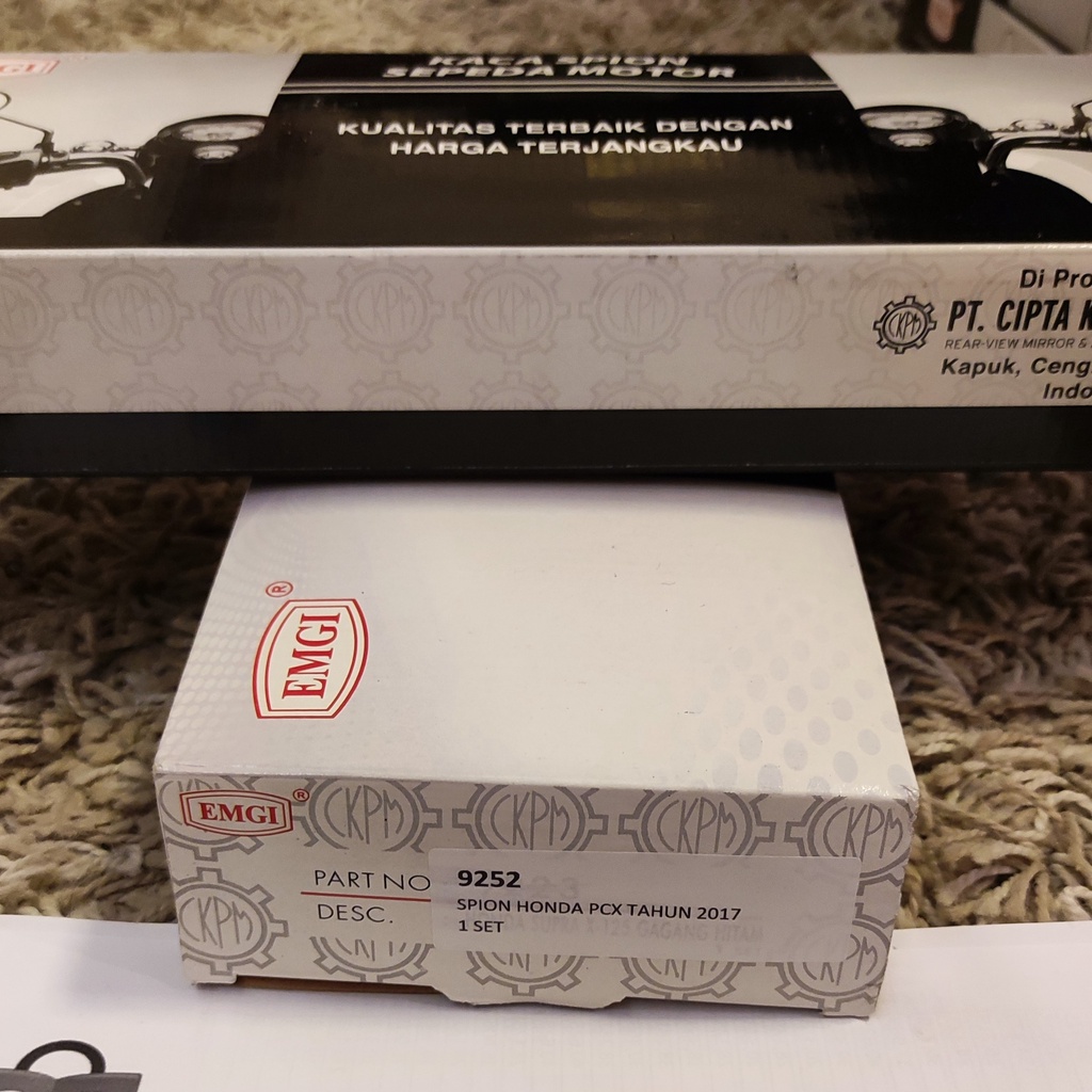 Spion Motor Honda PCX 150 New 160 Vario 160 EMGI Kualitas ORI kaca cembung kode 9252-5