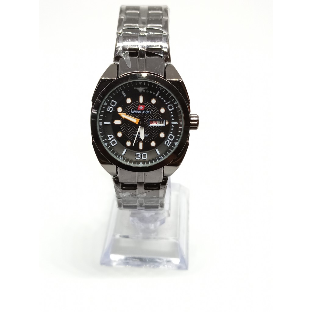 Jam Tangan Pria Seiko Hari Tanggal Aktif Hitam | Jam Tangan Murah