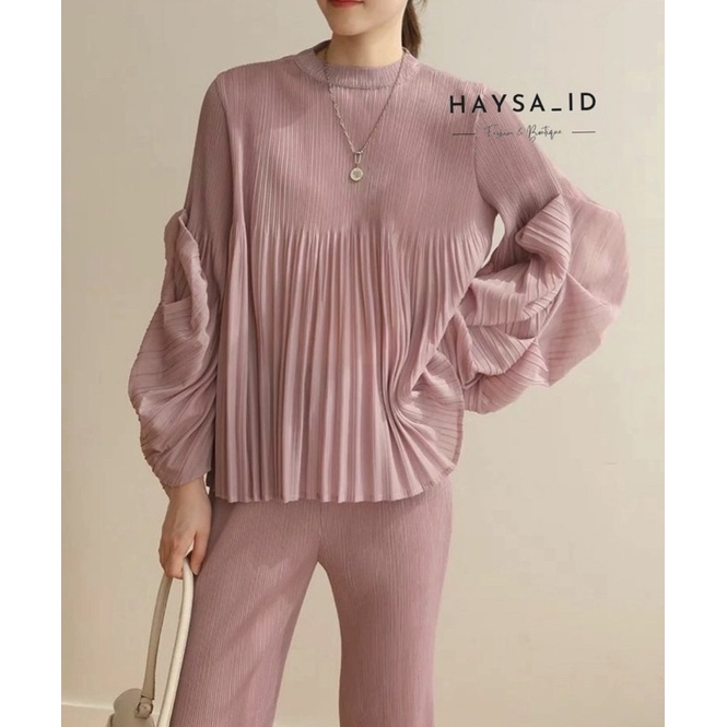 READY (Bubely) / PLEATS PREMIUM/BAJU ATASAN/IMPORT