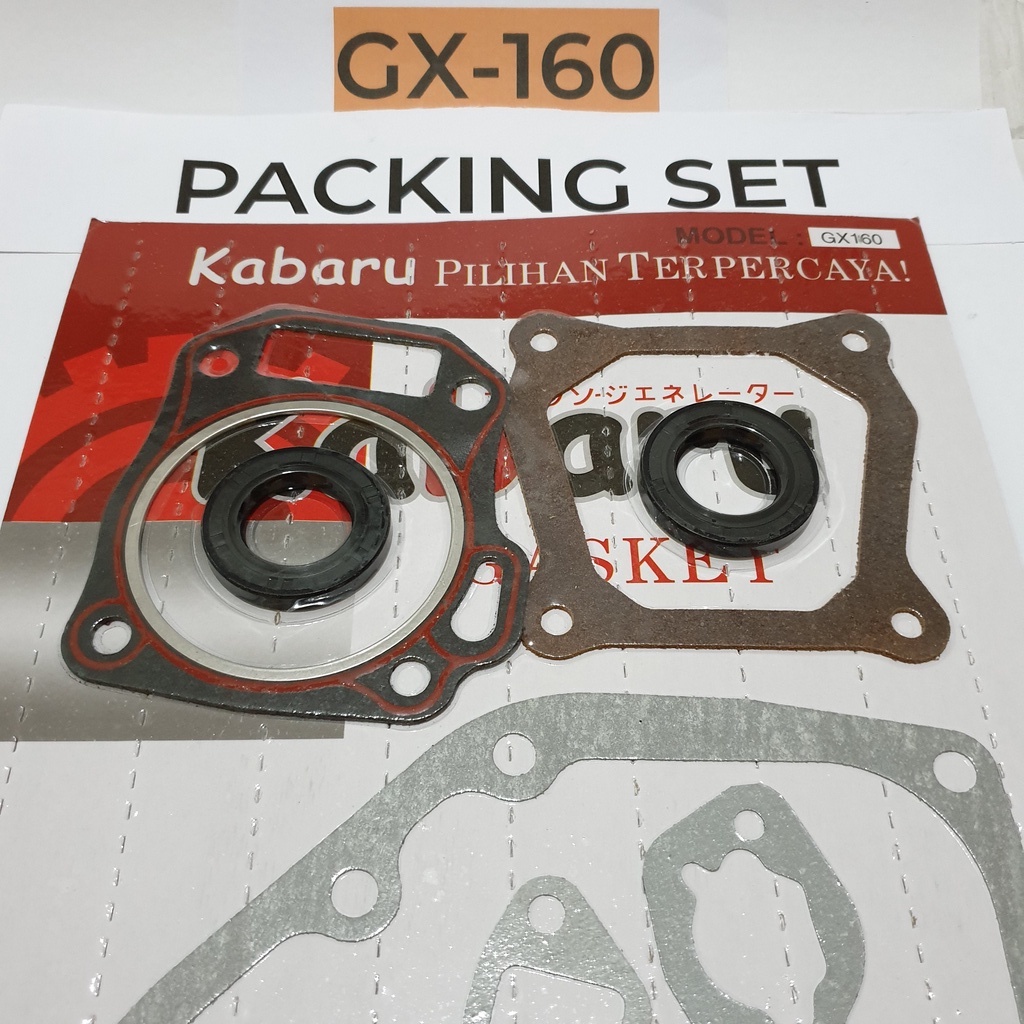 Paking Set Packing Set Perpak Set Kabaru Engine Mesin Penggerak Gx160 Gx200