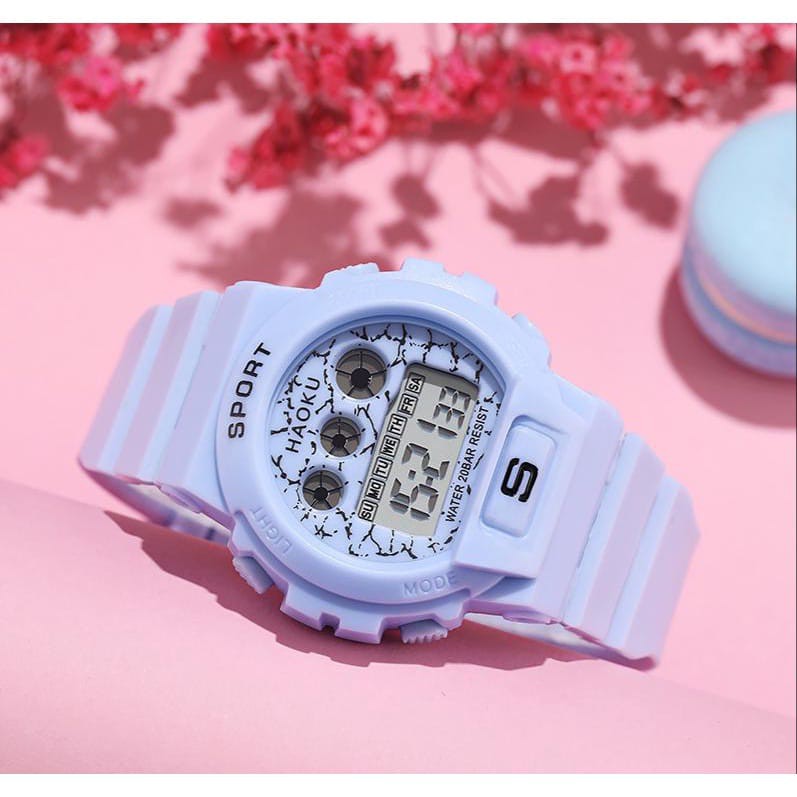 (BW) Jam Tangan Wanita Rubber Sport Digital LED SS-933