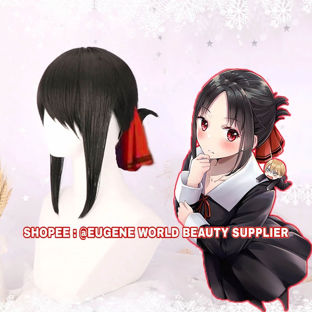 READY STOK STYLED - WIG KAGUYA SHINOMIYA WIG SHINOMIYA KAGUYA WIG ANIME COSPLAY WIG ANIME KAGUYA SAM