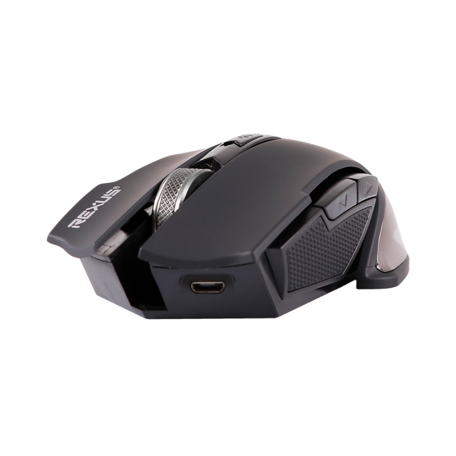 Trend-Rexus RX-108 Mouse Gaming Wireless Rechargerable - Hitam