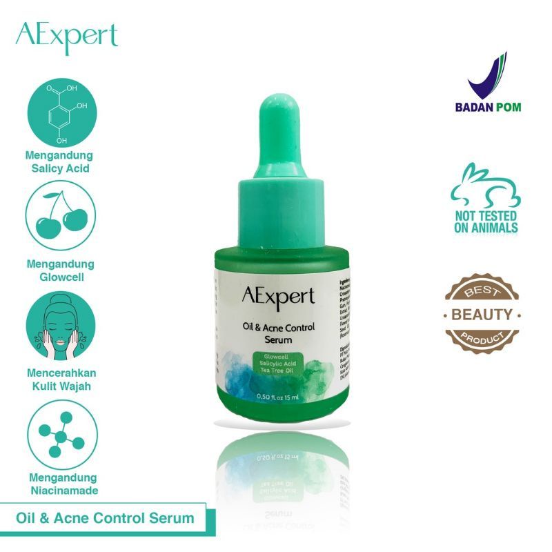 SIAP KIRIM SERUM AEXPERT BY DR EKLES ASH -SERUM ACTIVE GLOW BOOSTER - SERUM OIL&amp; ACNE CONTROL