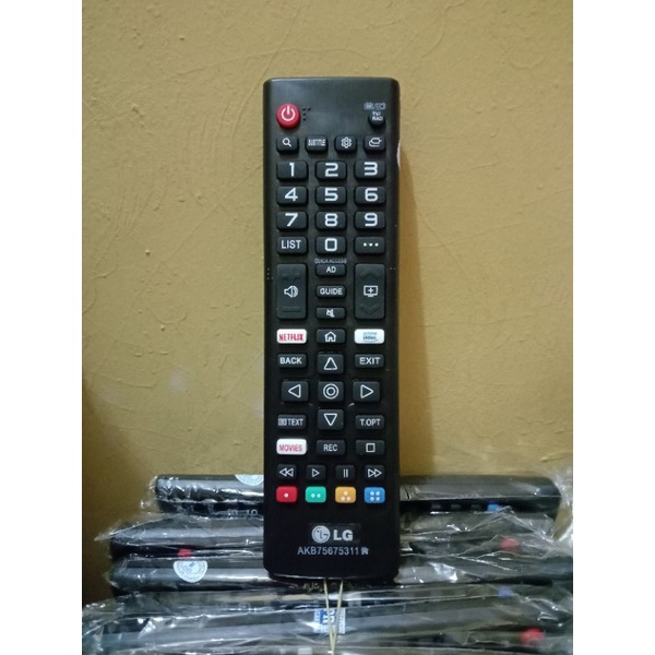REMOT TV LG LCD/LED NETFLIK PRIME VIDEO MOVIES AKB75675311