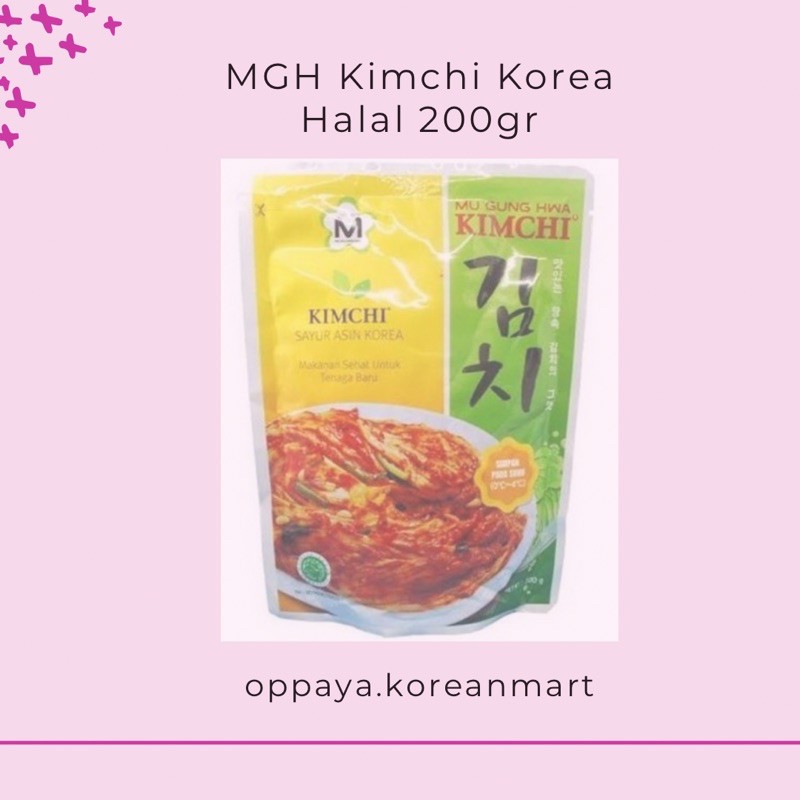 

MGH (Mu Gung Hwa) Kimchi Korea Halal 200gr / Kimchi Sawi Korea