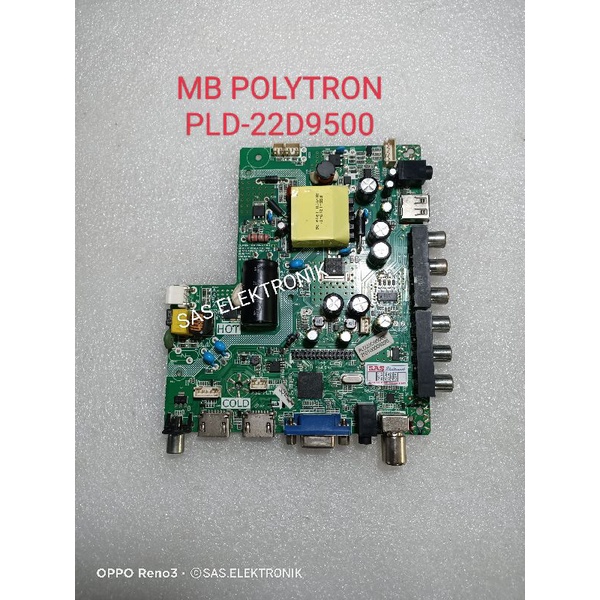 MB MOTHERBOARD MAINBOARD MESIN TV LED POLYTRON 22 INCH PLD-22D9500 PLD22D9500