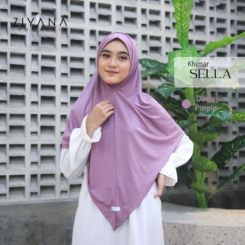 HIJAB - HIJAB KHIMAR - DUSTY PURPLE - ZIYANA HIJAB
