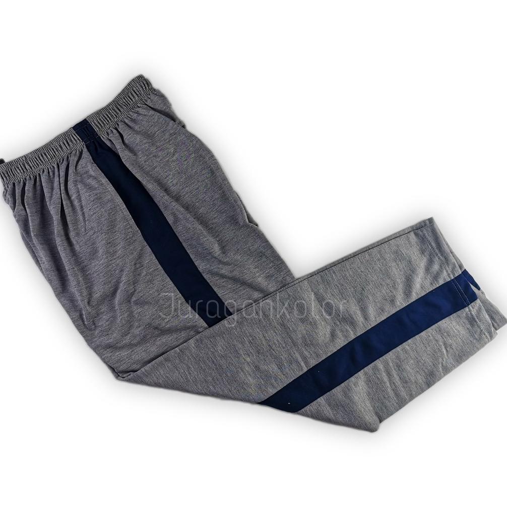 Celana Panjang Training Pria Jumbo Kombinasi Baby Terry List