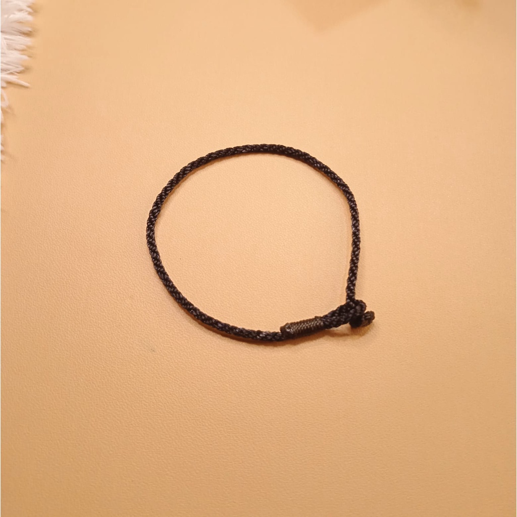 Gelang Ulir Minimalis Hitam