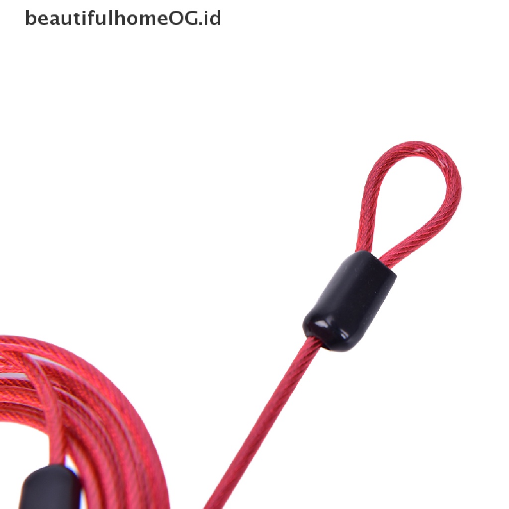 / Beautifulhomeog.id / 2m Kunci Sepeda Model Kabel Kepang Loop Ganda