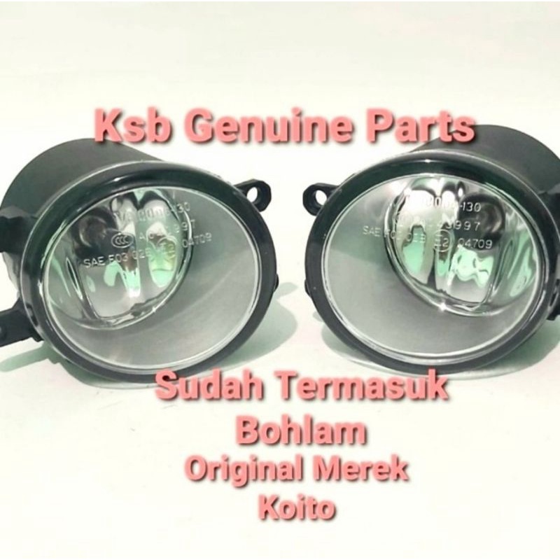 Lampu Kabut Foglamp Avanza Xenia 2007 2008 2009 2010 2011 Harga 2Pc kanan dan kiri