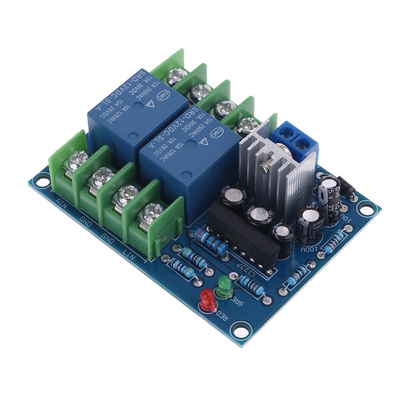 Zzz Modul Board Sirkuit power Amplifier 2.1 Tiga channel High power Relay Proteksi Speaker