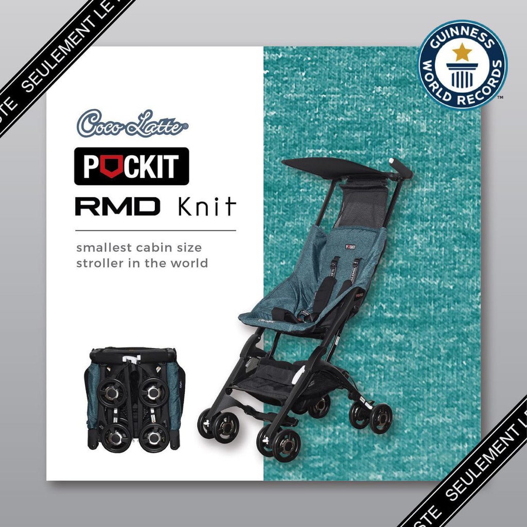 Stroller Cocolatte 8381 / 838 Pockit RMD Knit Gen 6 Kereta Dorong Bayi Cabin Size