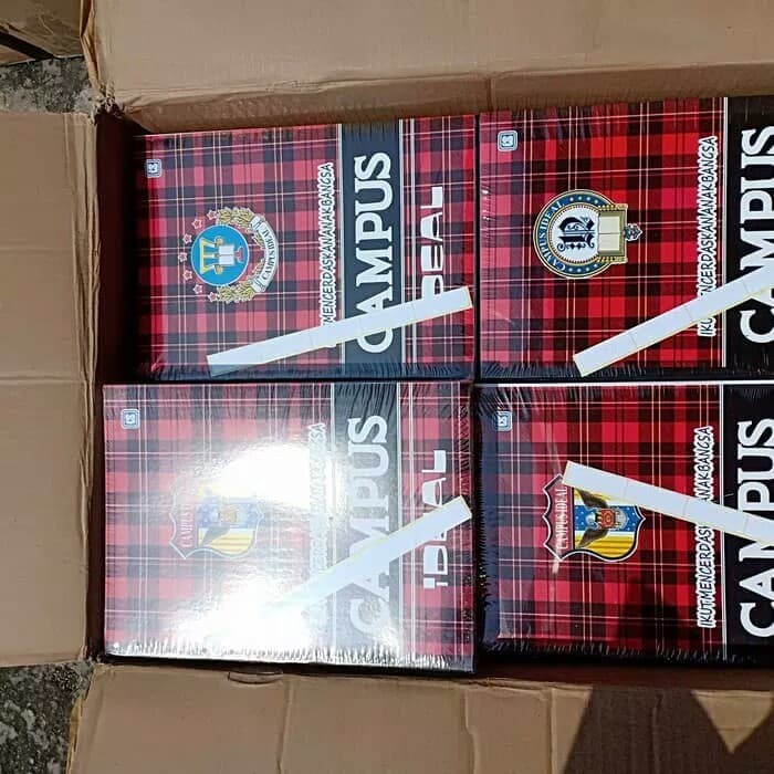 

Gaya Buku Tulis Campus Ideal 100 Sheet /Pack Isi 5 Buku Promo