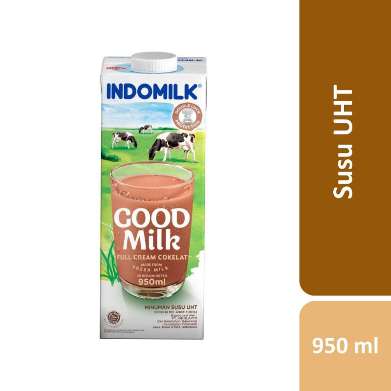 

Susu UHT Indomilk Coklat 950mL / Susu Indomilk Cokelat 950 mL