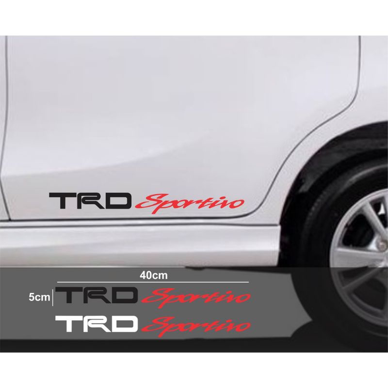 Stiker tdr sportino Stiker mobil avansa sigra xenia ertiga mobilio fortuner stiker mobil keren