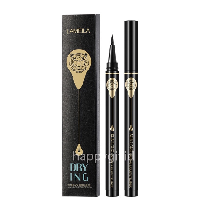 LAMEILA Eyeliner Mata Black Gold Tiger Waterproof Tahan Air Dan Membuat Mata Menjadi Lebih Cantik LA132