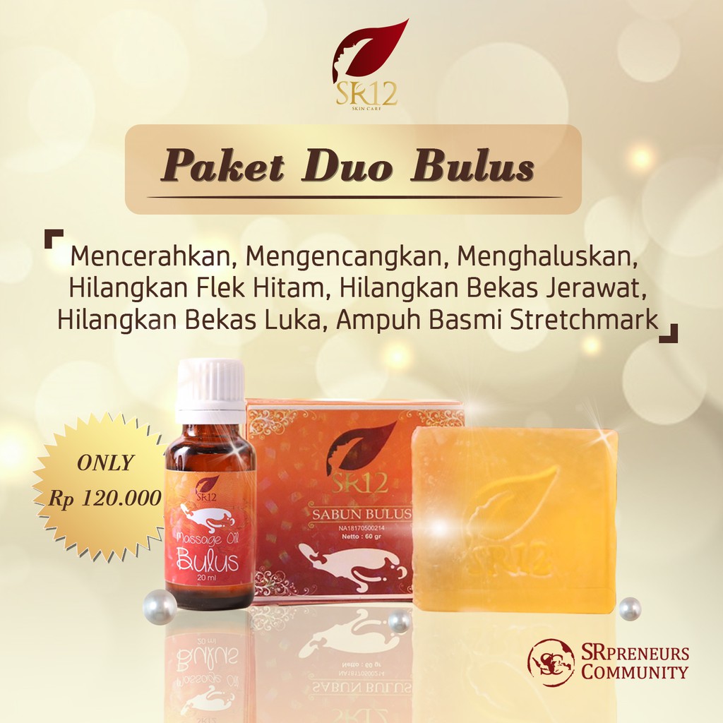 Best Seller Sr12 Paket Duo Bulus Sabun Dan Minyak Bulus Sr12 Pengencang Mengurangi Stretchmark Shopee Indonesia