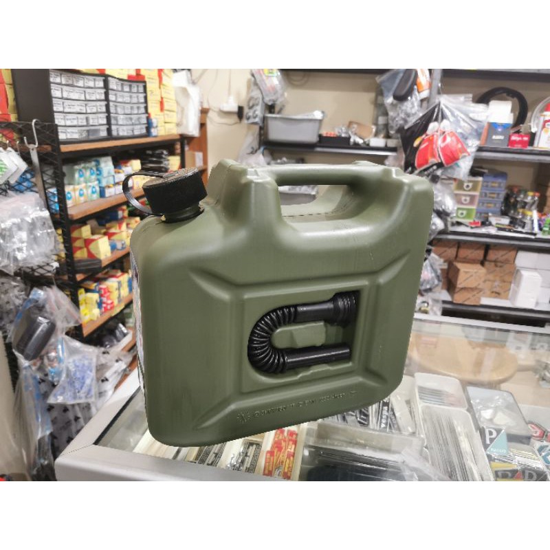 Jerrycan jerigen Bensin cadangan Hunersdorff Army 10Liter Include Corong