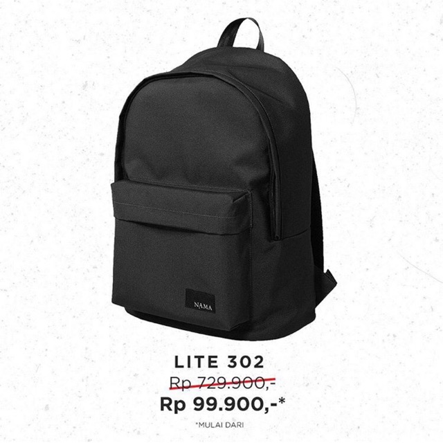 Tas Ransel/Backpack Lite 302 By Nama Studios