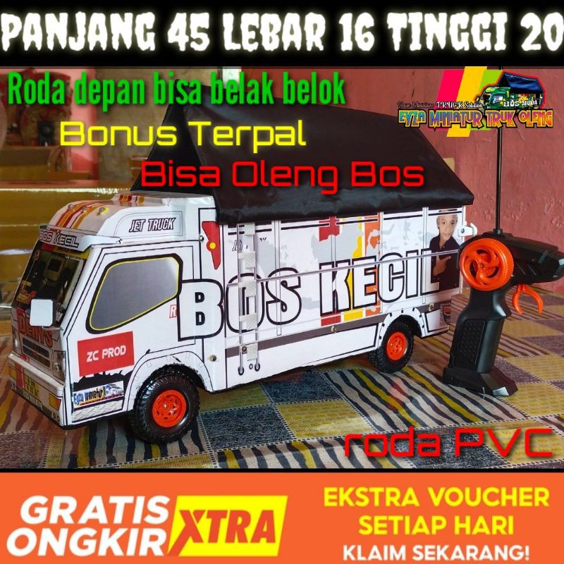 mainan mobil-mobilan | miniatur truk RC Oleng  jumbo besar | remot control Terlaris | Termurah