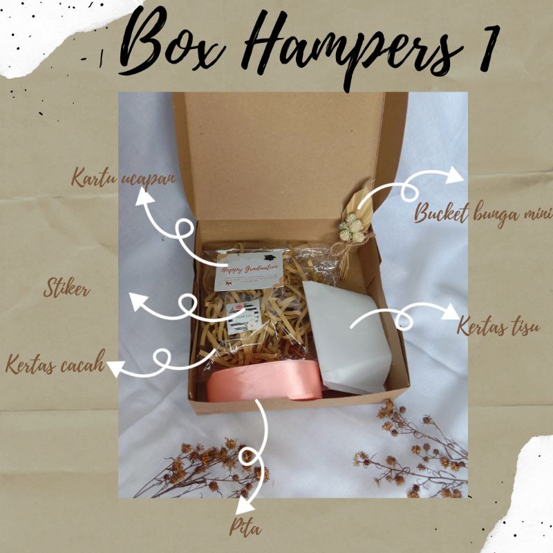 

BOX HAMPERS/HAMPERS KOSONGAN