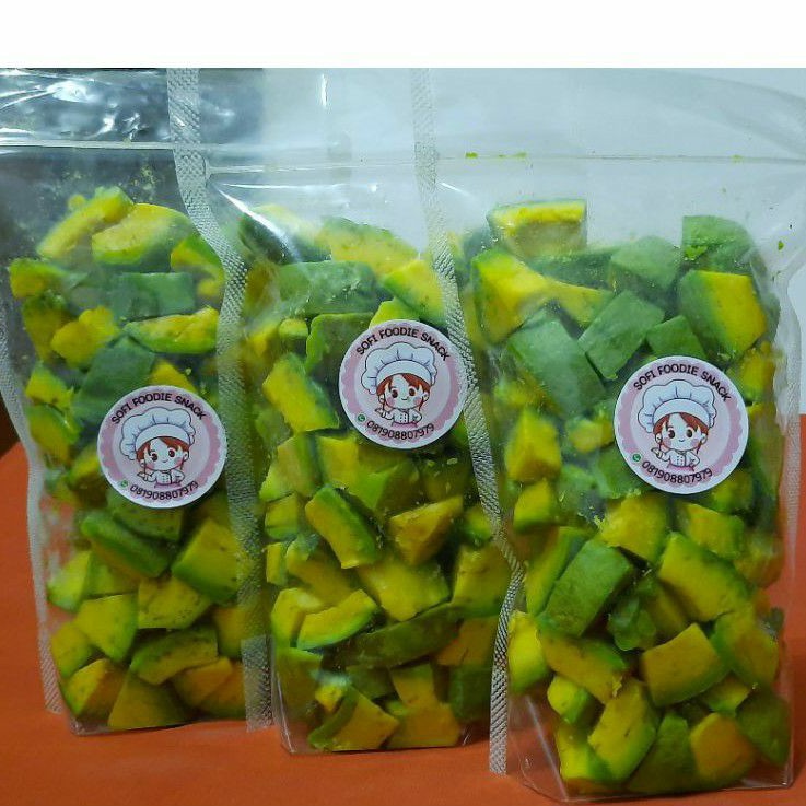 Alpukat Kupas Frozen/Biasa Standing Pounch 300gr