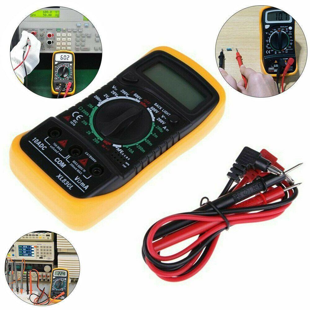 Multimeter Digital LCD Nanas Panas Baru Dual-slope integration Test Leads Current Circuit Tester Buzzer