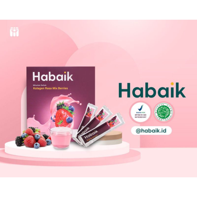 

Habaik Kolagen Rasa Mix Berries - 1 Box (10 Sachet)