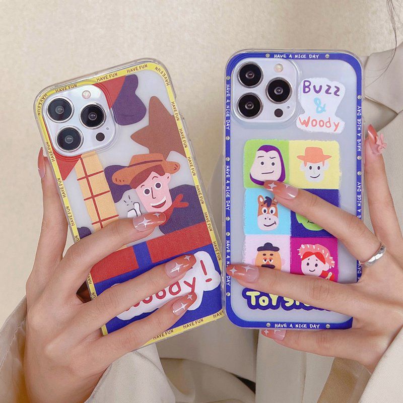 Cool Buzz Woody Soft Case iP iPhone 11 12 13 Pro Max 6 6S 7 8 + Plus X XR SE 2020 XS Max Casing Xiaomi Redmi 9A 9C 9T Note 7 8 9 Pro